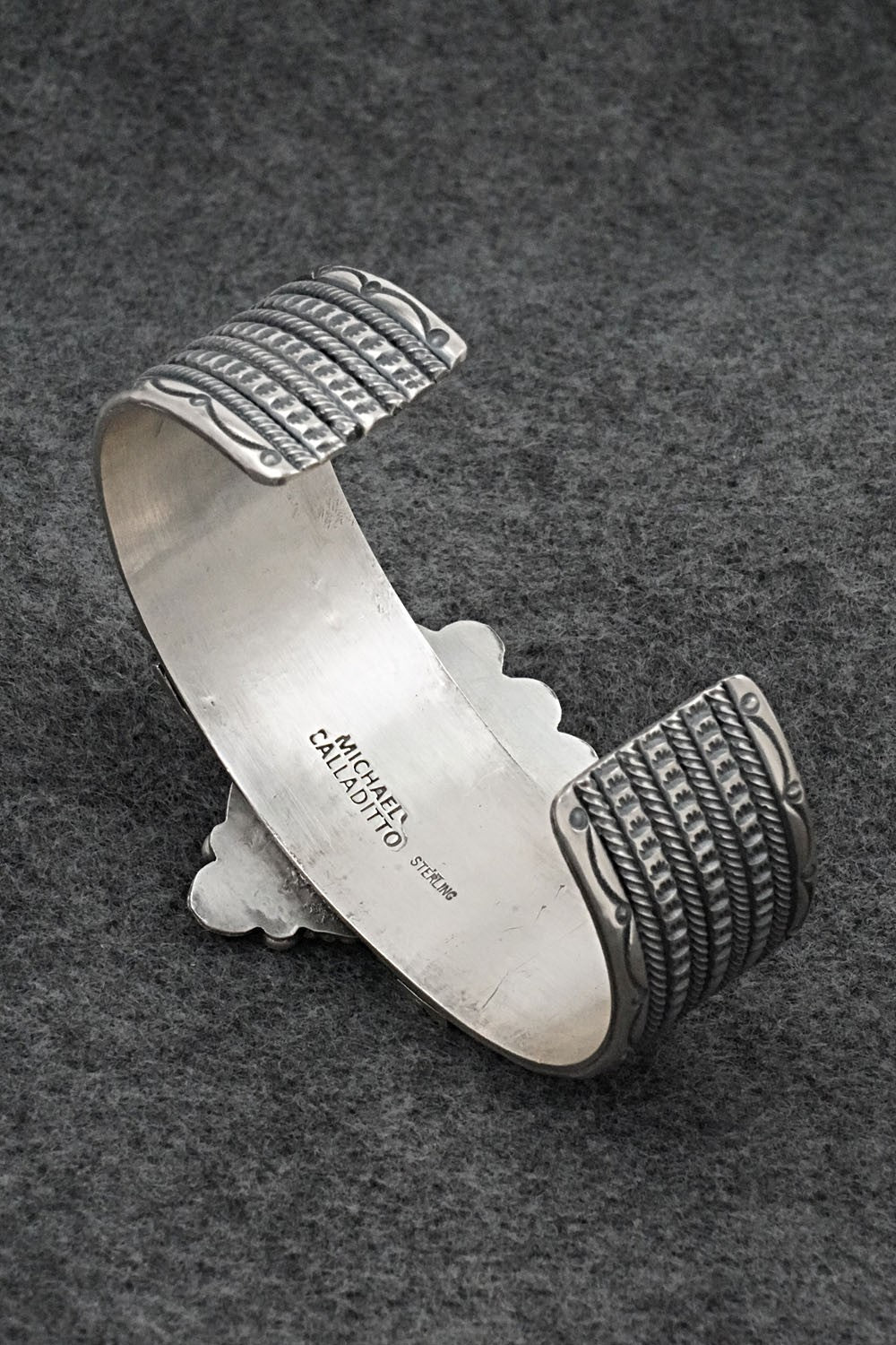 Turquoise & Sterling Silver Bracelet - Michael Calladitto