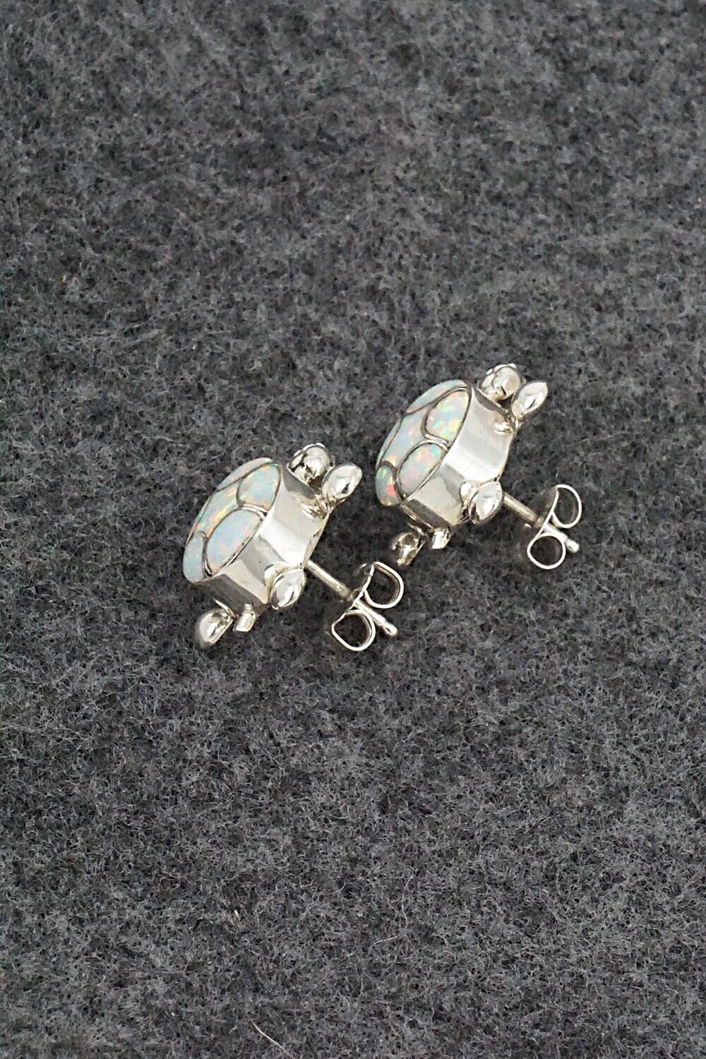 Opalite & Sterling Silver Earrings - Amelida Peynetsa