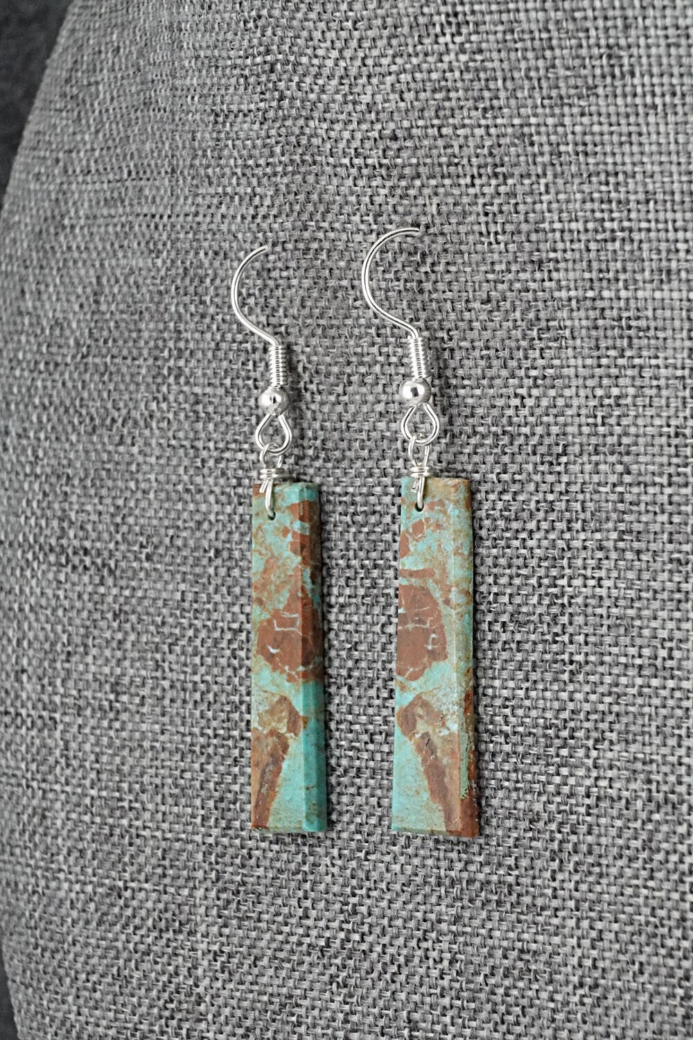 Turquoise & Sterling Silver Earrings - Tammy Nolcot
