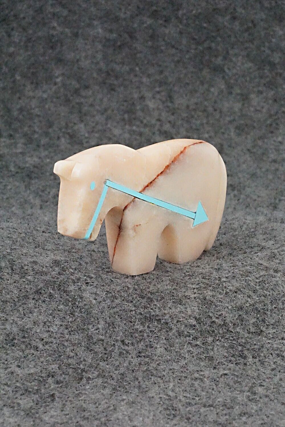 Horse Zuni Fetish Carving - Bernard Laiwakete