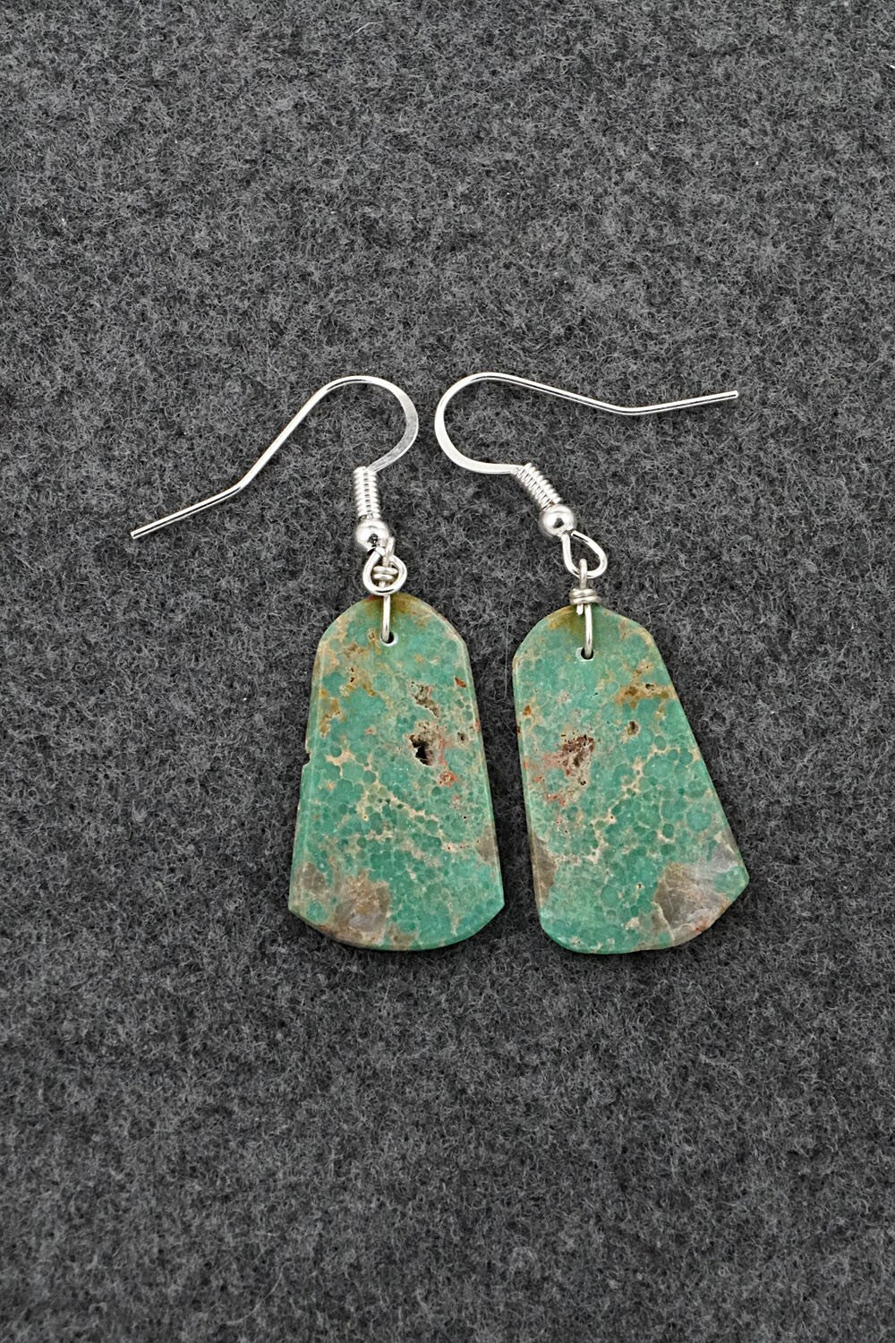 Turquoise & Sterling Silver Earrings - Tammy Nolcot