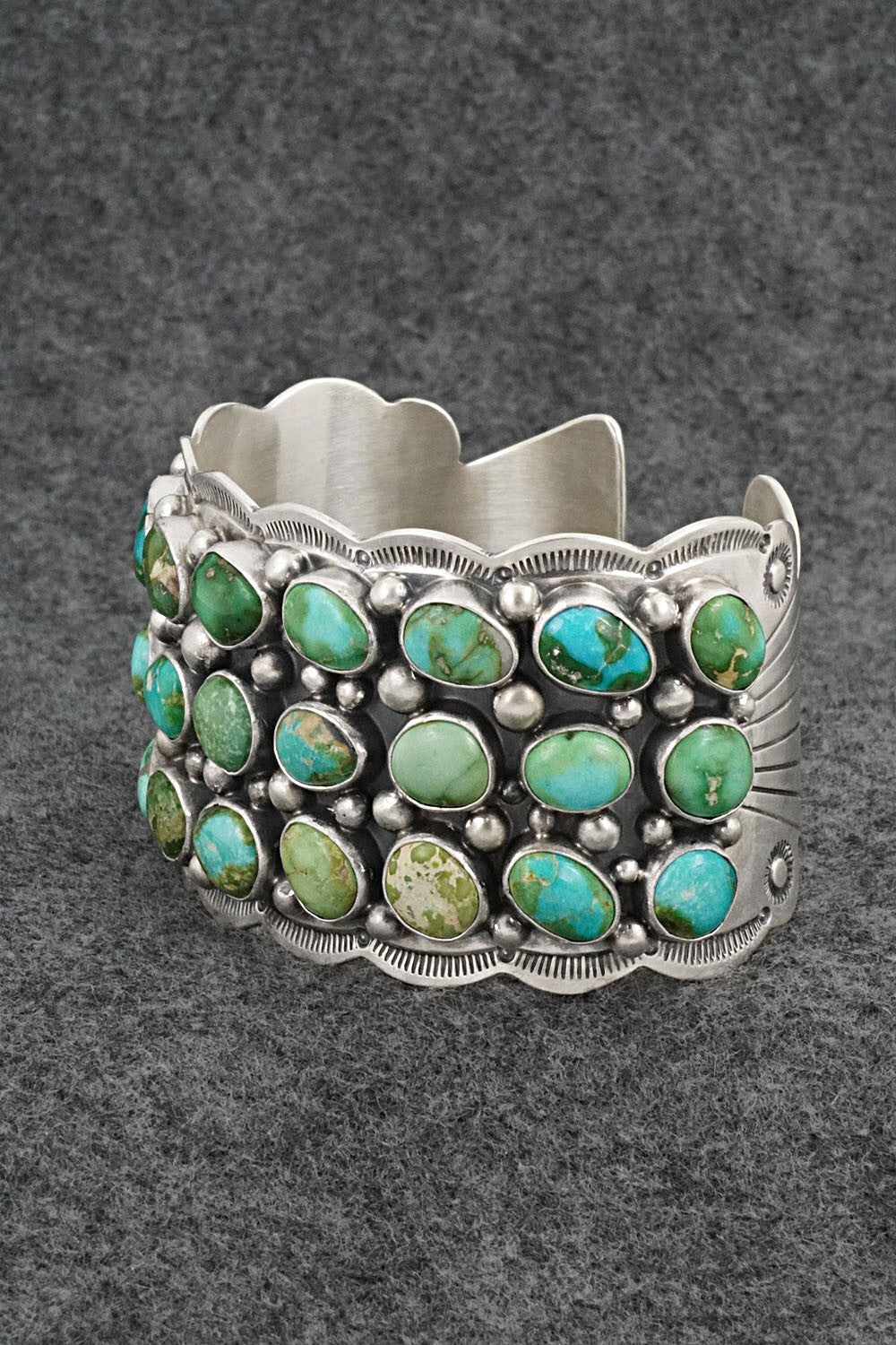 Turquoise & Sterling Silver Bracelet - Tom Lewis
