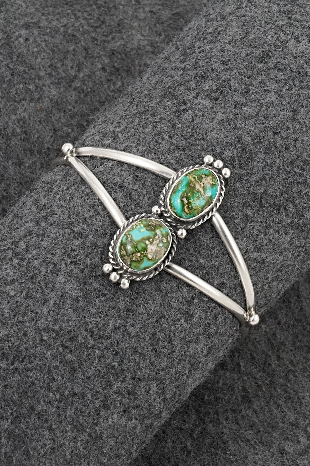 Turquoise & Sterling Silver Bracelet - Rena Begay