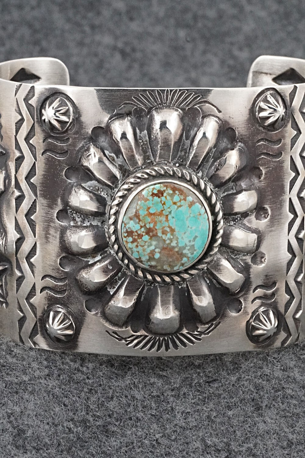 Turquoise & Sterling Silver Bracelet - Elvira Bill