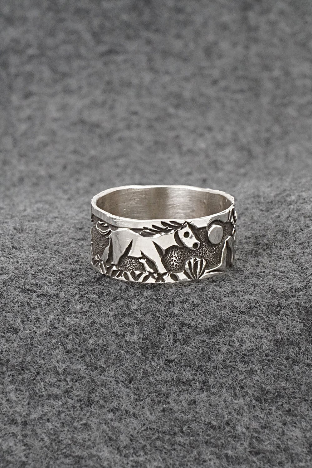 Sterling Silver Ring - Lloyd Becenti - Size 12