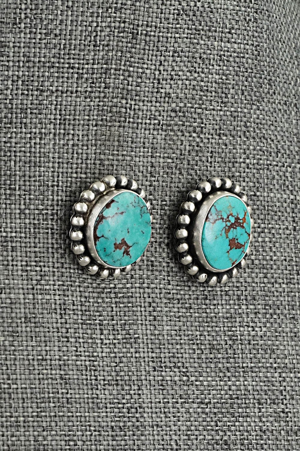 Turquoise & Sterling Silver Pendant and Earrings Set - Paul Livingston