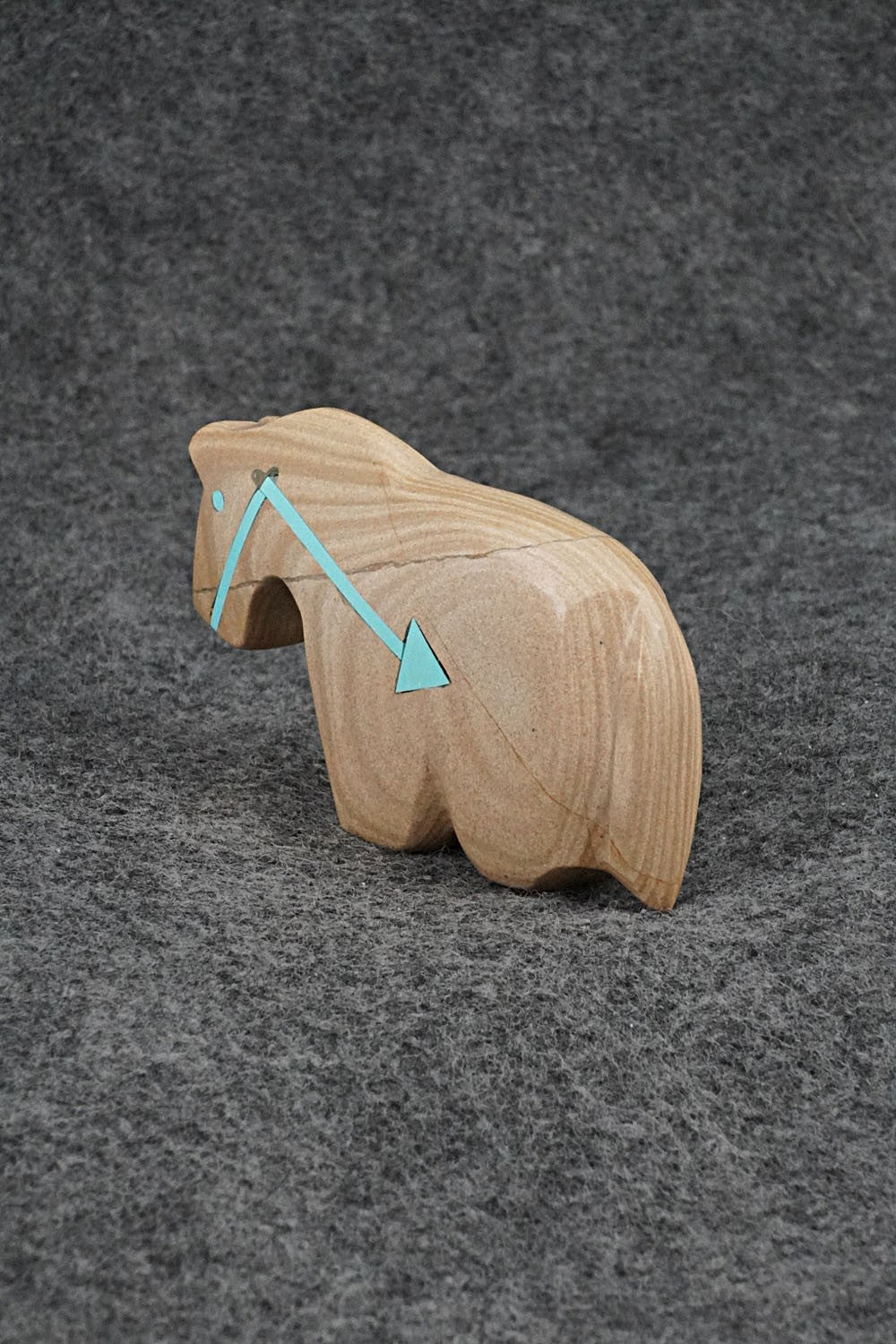 Horse Zuni Fetish Carving - Bernard Laiwakete