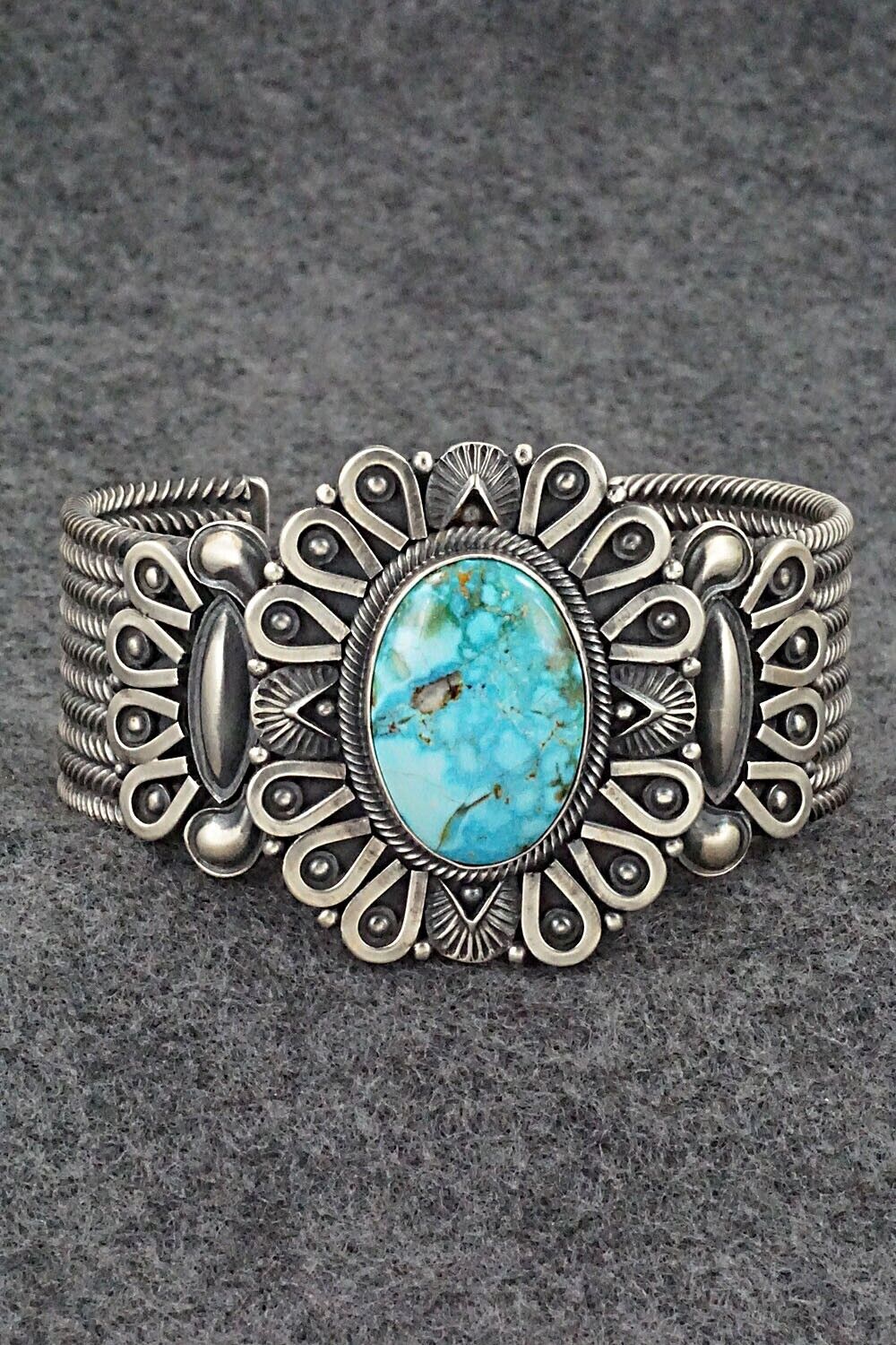 Turquoise & Sterling Silver Bracelet - Derrick Gordon