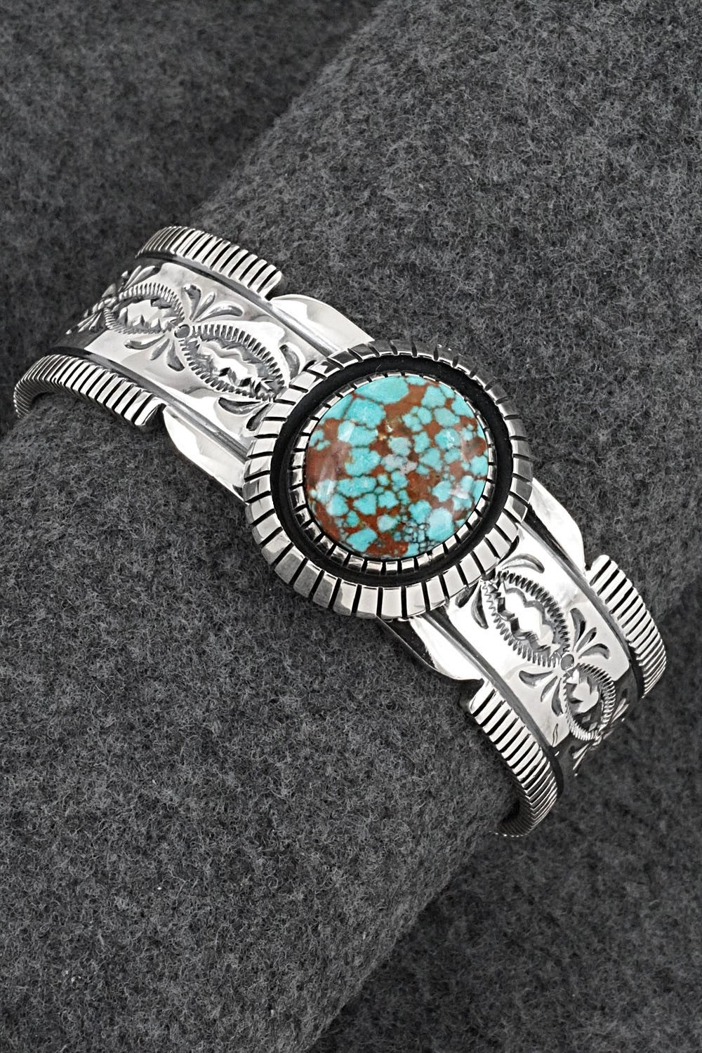Turquoise & Sterling Silver Bracelet - Mark Yazzie