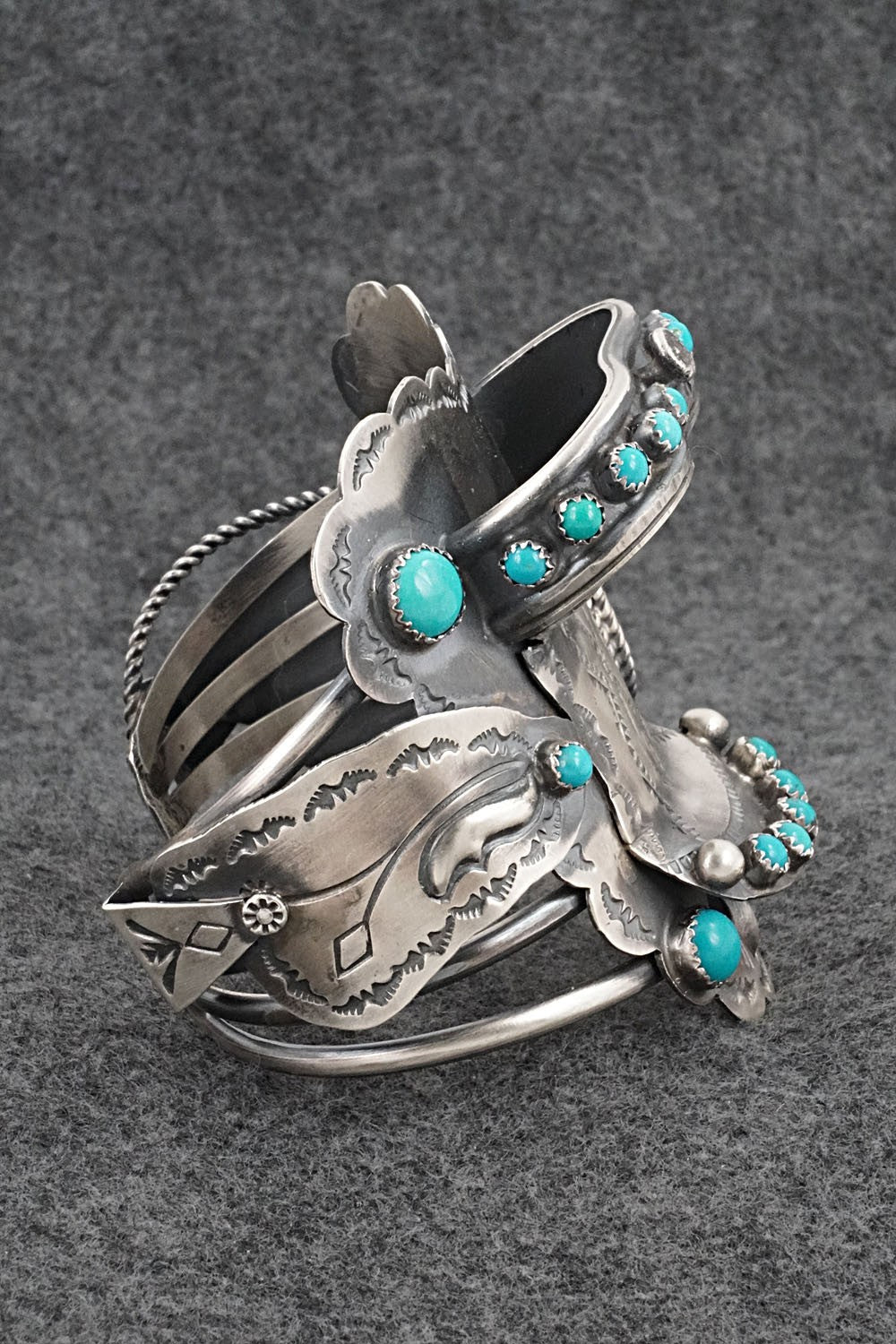 Turquoise & Sterling Silver Bracelet - Tim Yazzie