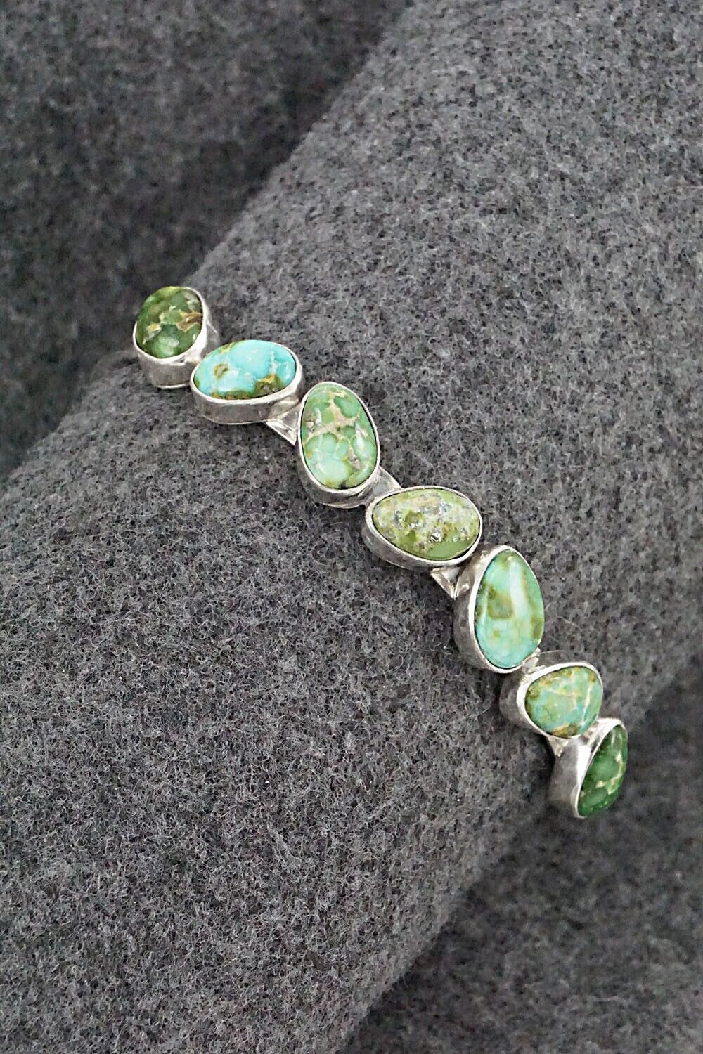 Turquoise & Sterling Silver Bracelet - Samuel Yellowhair