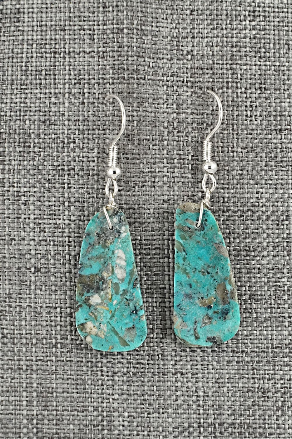Turquoise & Sterling Silver Earrings - Tammy Nolcot