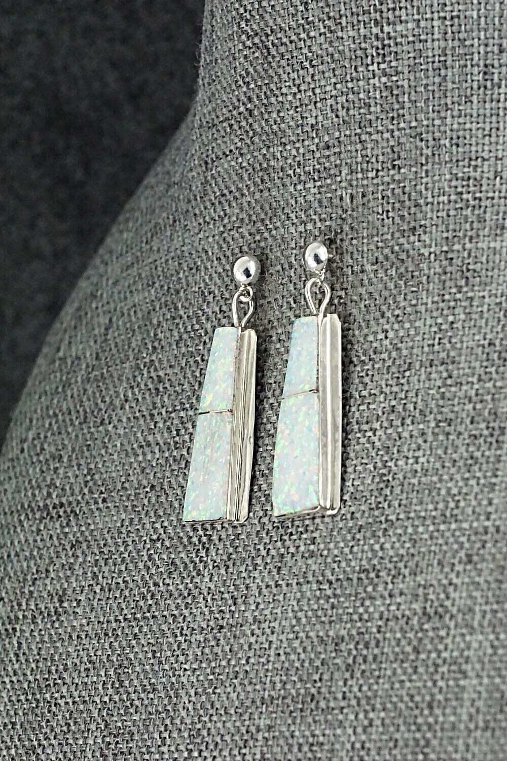 Opalite & Sterling Silver Earrings - Brenda Pete