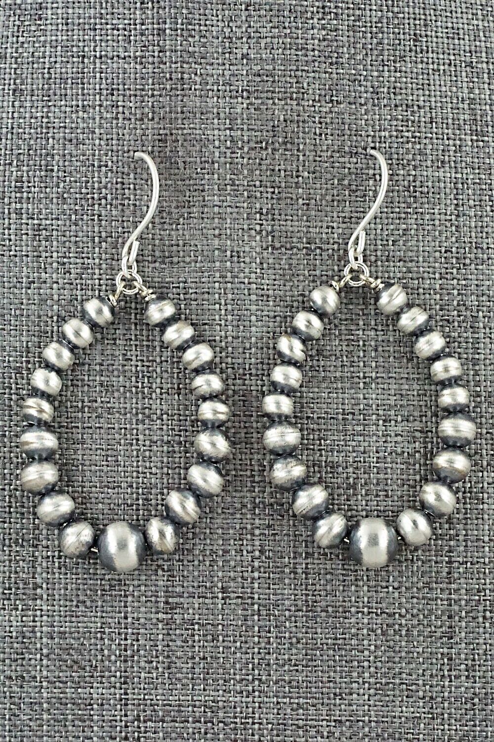 Sterling Silver Navajo Pearl Earrings - Amanda Perry