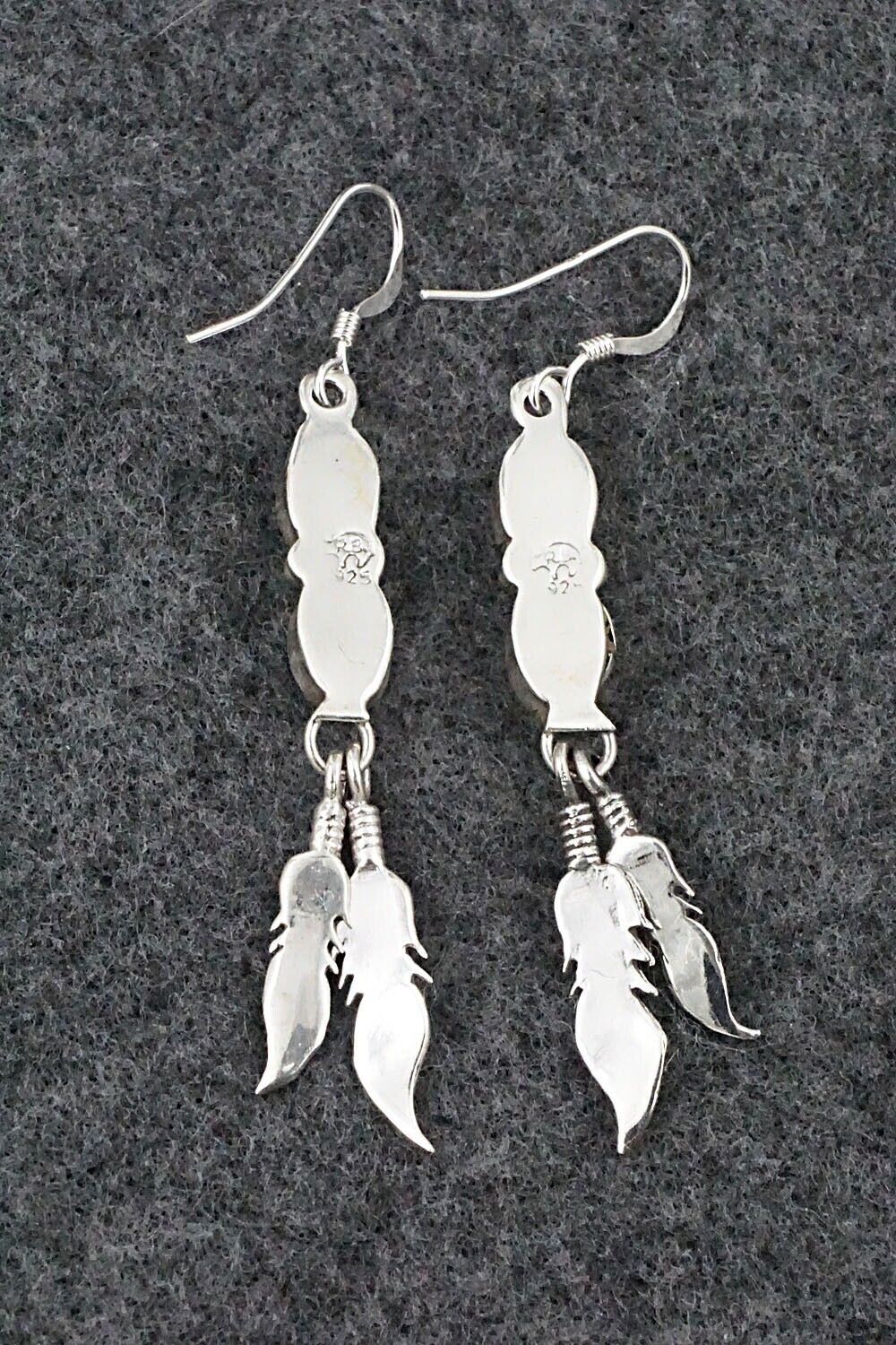 Turquoise & Sterling Silver Earrings - Annie Spencer