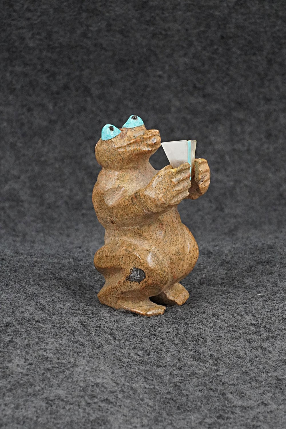 Frog Zuni Fetish Carving - Freddie Leekya