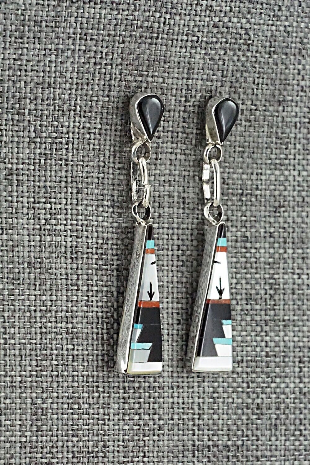 Multi-Stone & Sterling Silver Earrings - Jason Bobelu