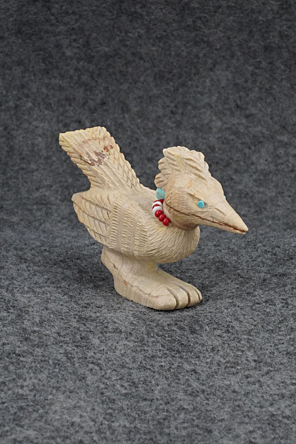 Roadrunner Zuni Fetish Carving - Douglas Martza