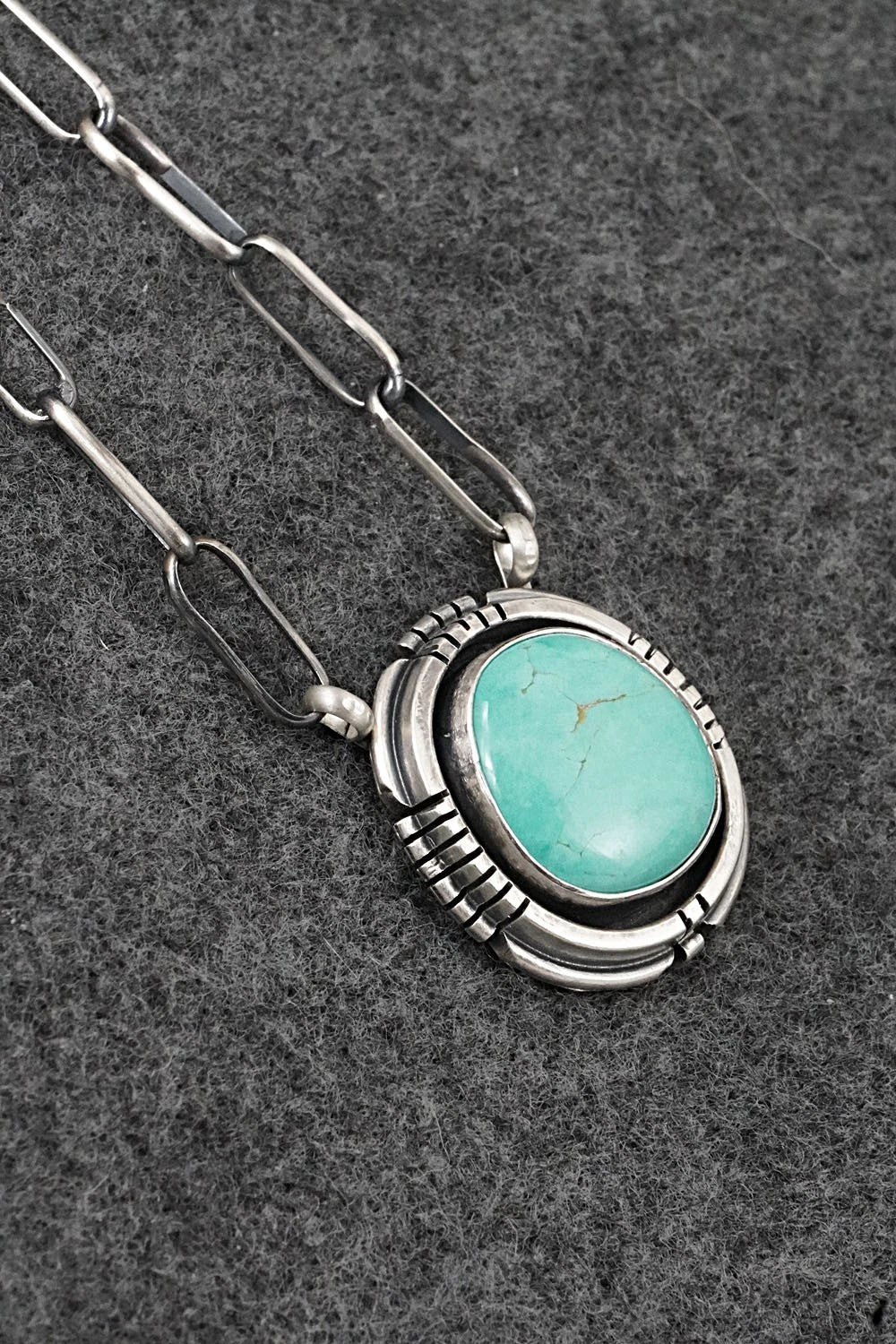 Turquoise & Sterling Silver Necklace - Daniel Benally