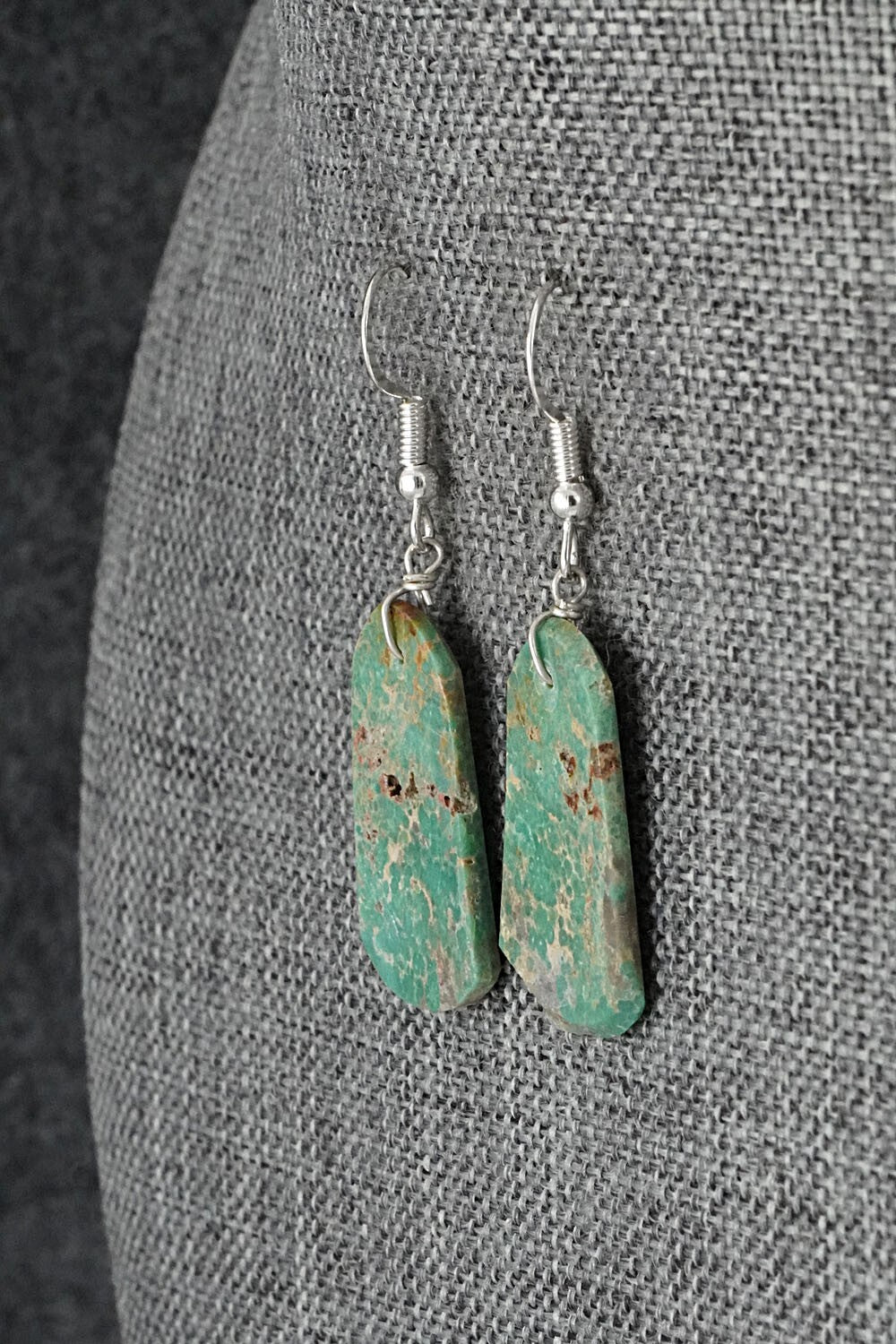 Turquoise & Sterling Silver Earrings - Tammy Nolcot