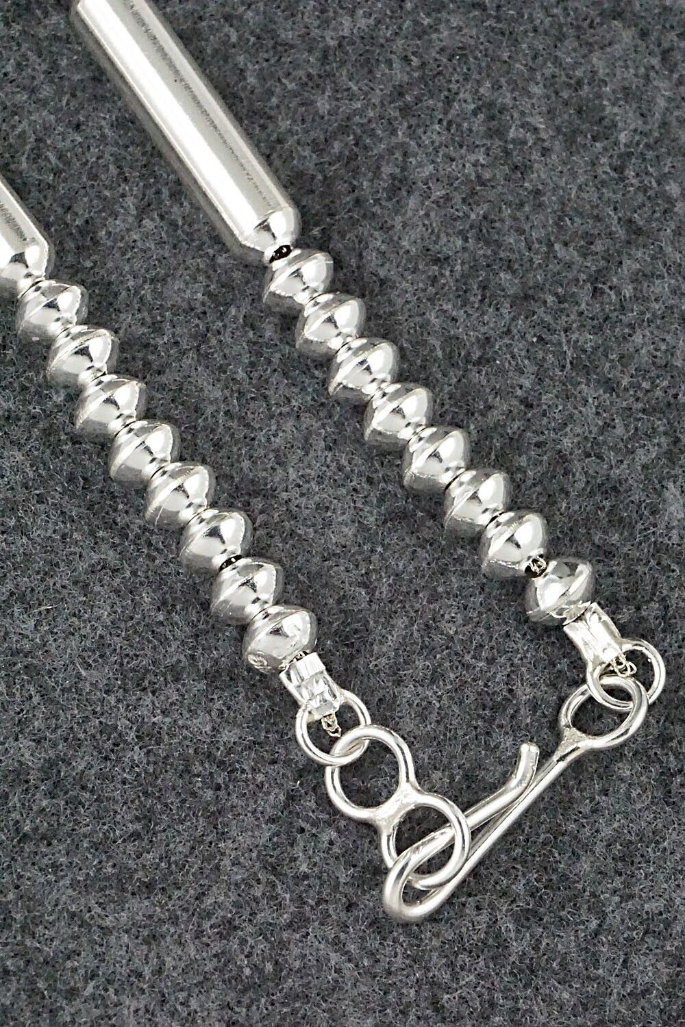 Sterling Silver Navajo Pearl Necklace - Tonisha Haley