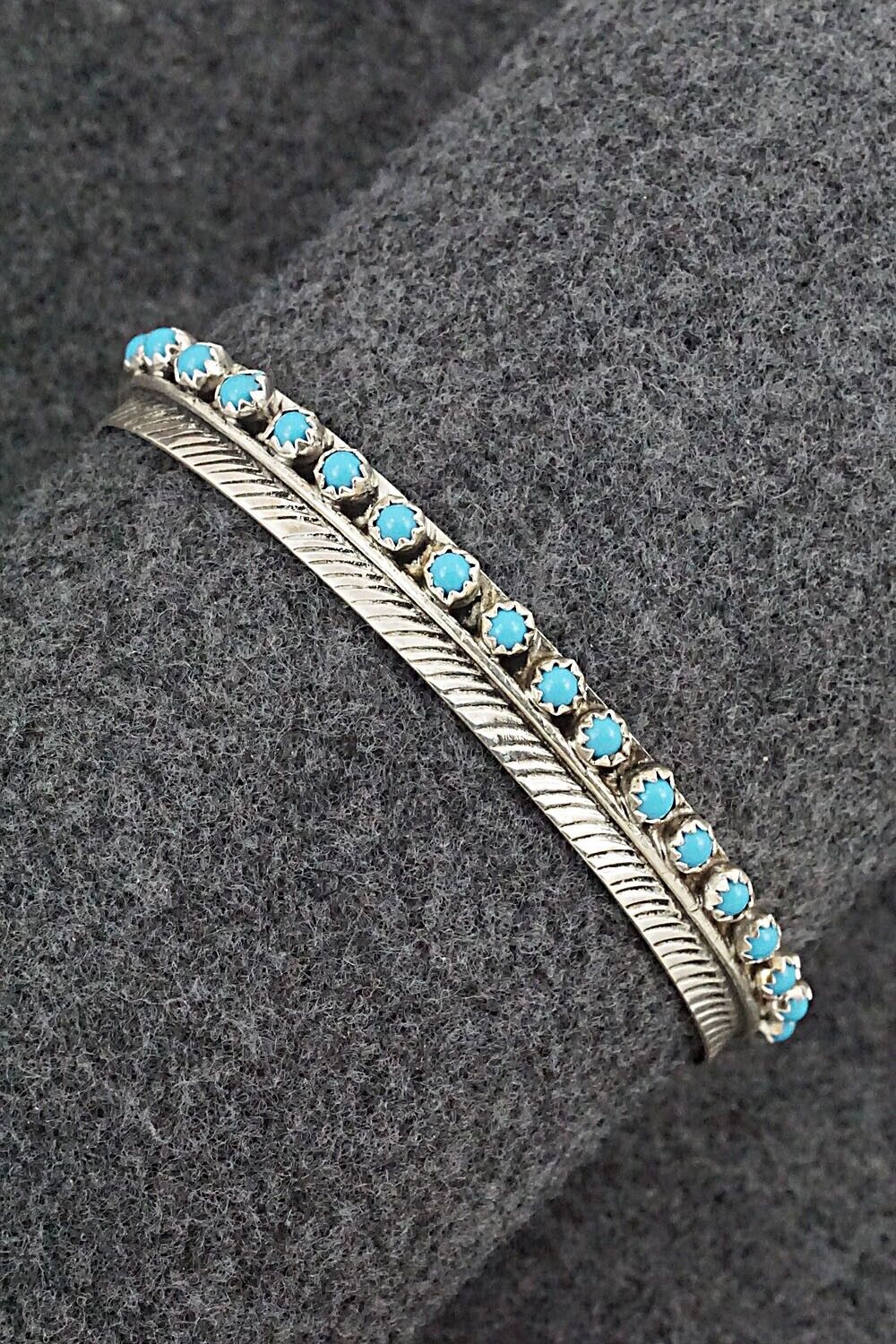 Turquoise and Sterling Silver Bracelet - Aaron Davis