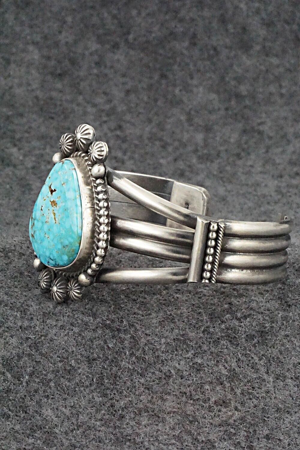 Turquoise & Sterling Silver Bracelet - Michael Calladitto