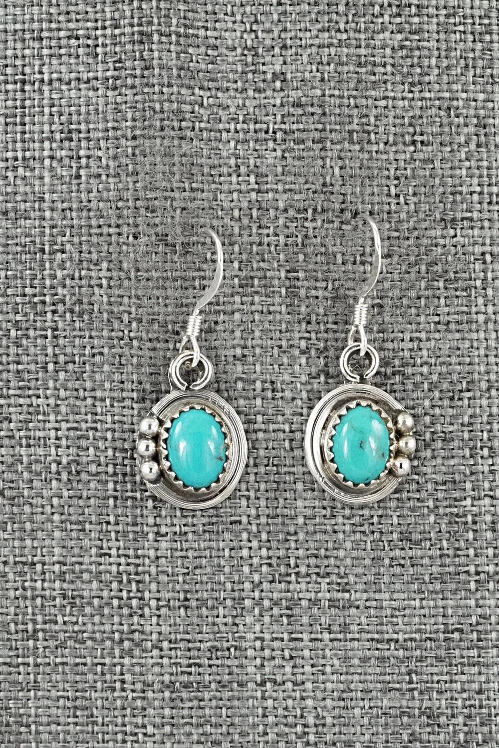 Turquoise & Sterling Silver Earrings - Rita Largo