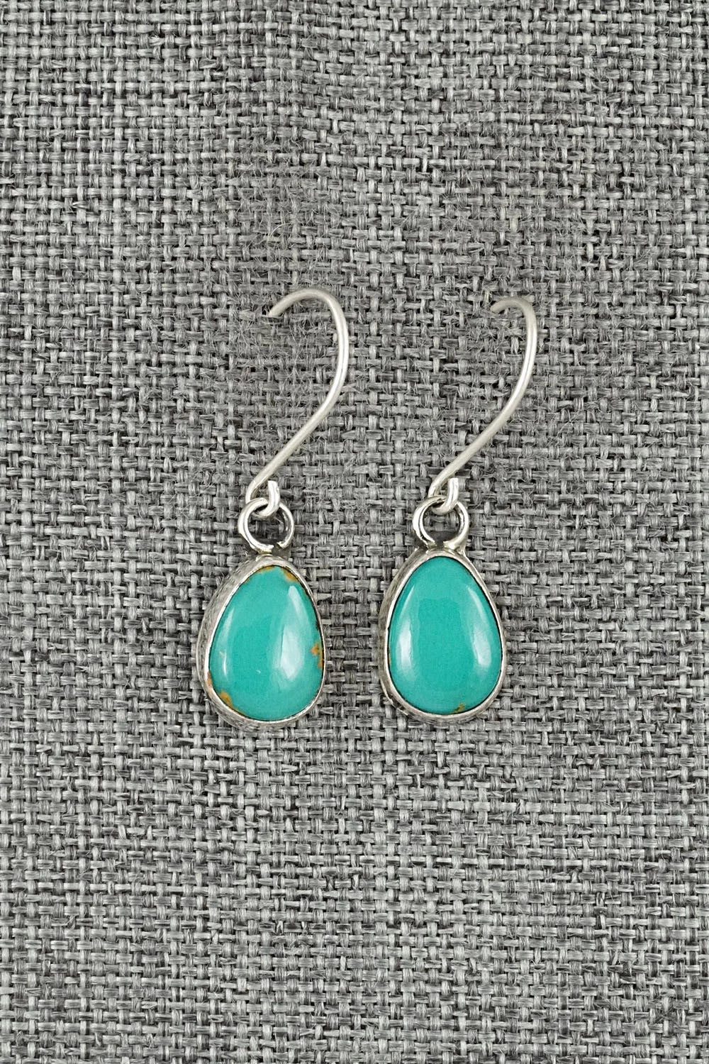 Turquoise & Sterling Silver Earrings - Rosemary Saunders