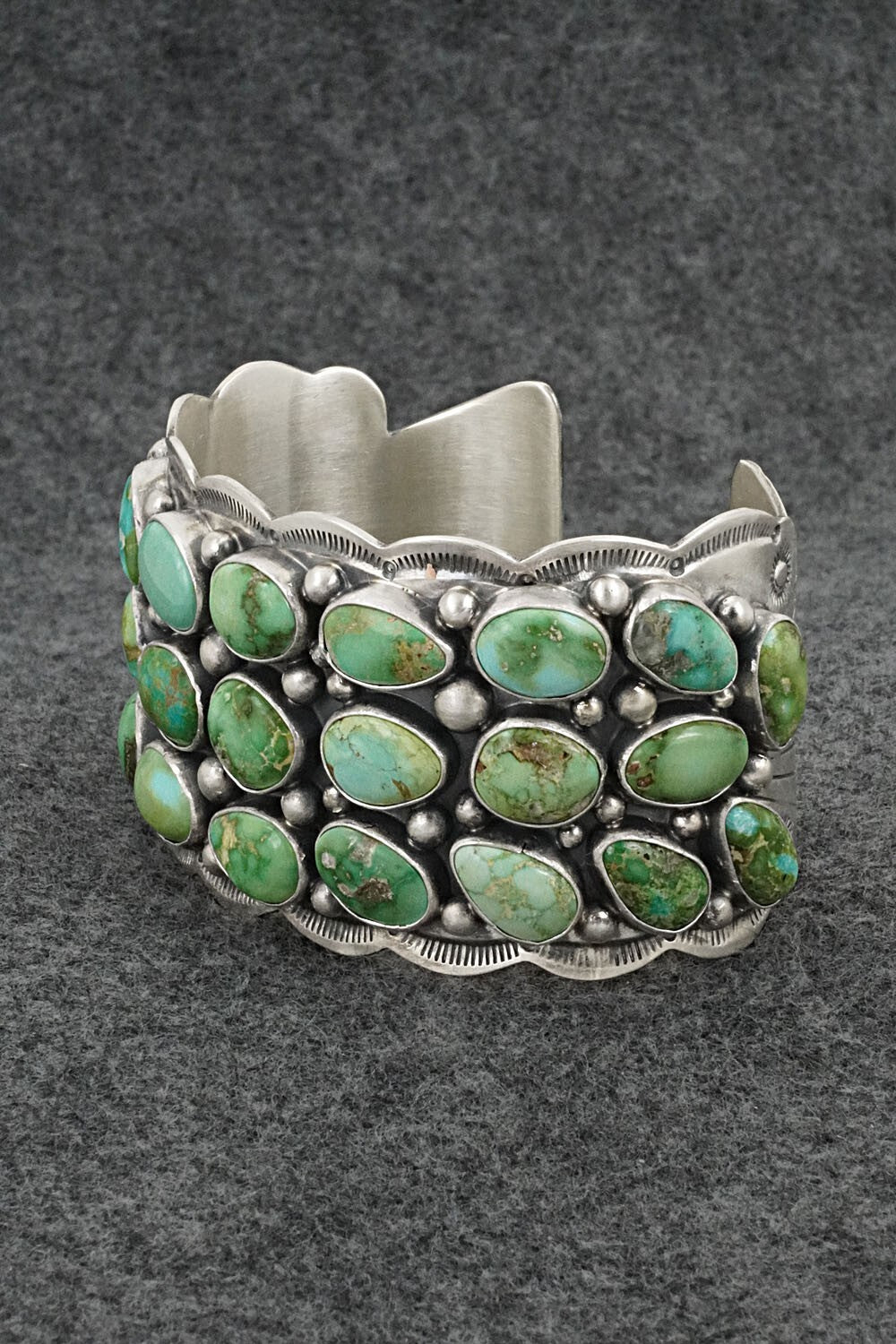 Turquoise & Sterling Silver Bracelet - Tom Lewis