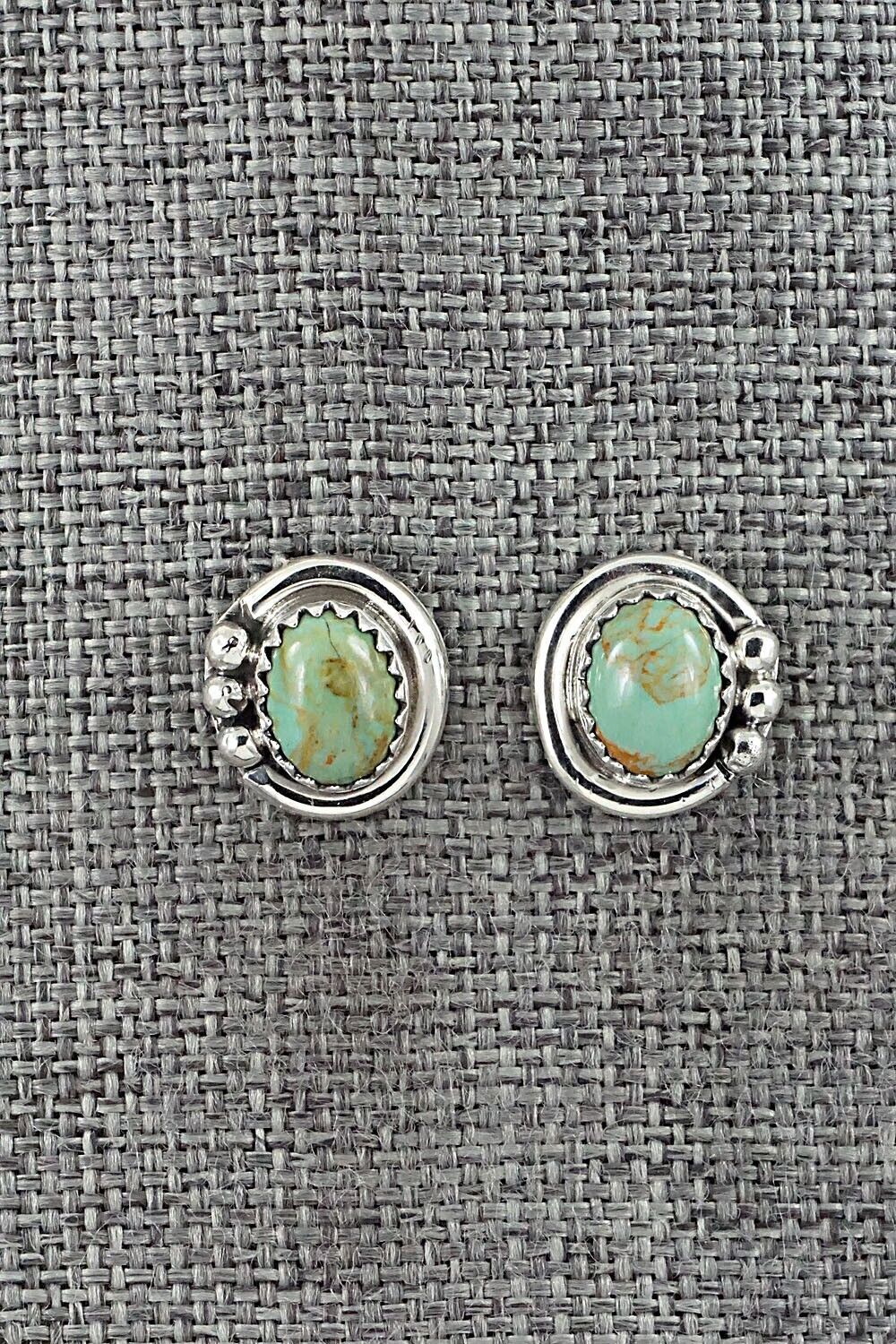 Turquoise & Sterling Silver Earrings - Rita Largo