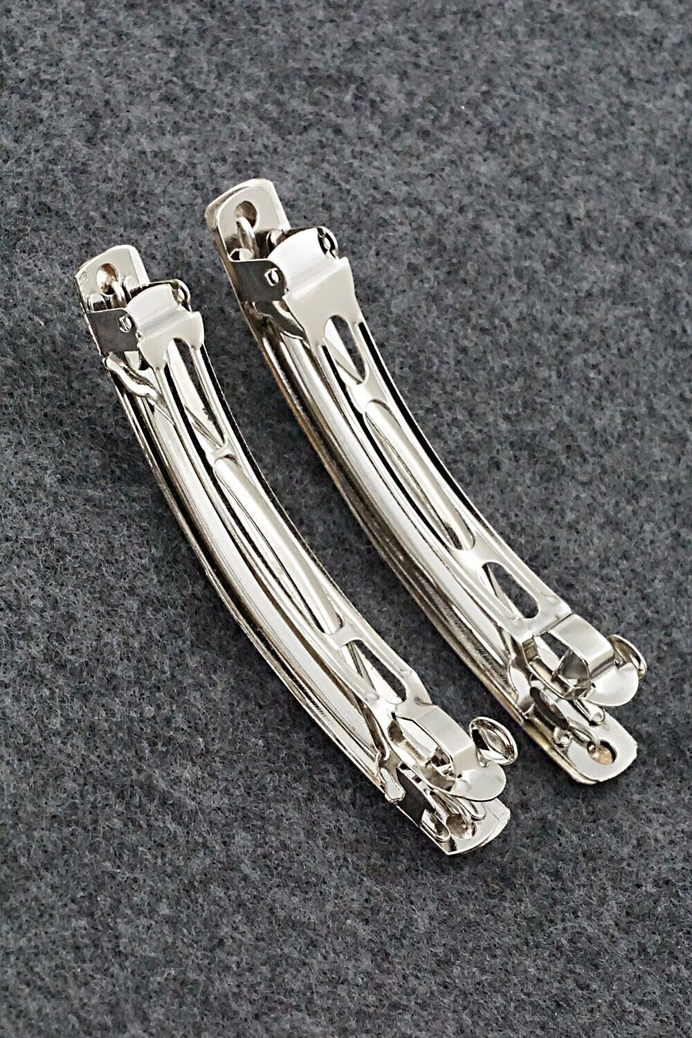 Sterling Silver Hair Barrettes - Randall Dalgai