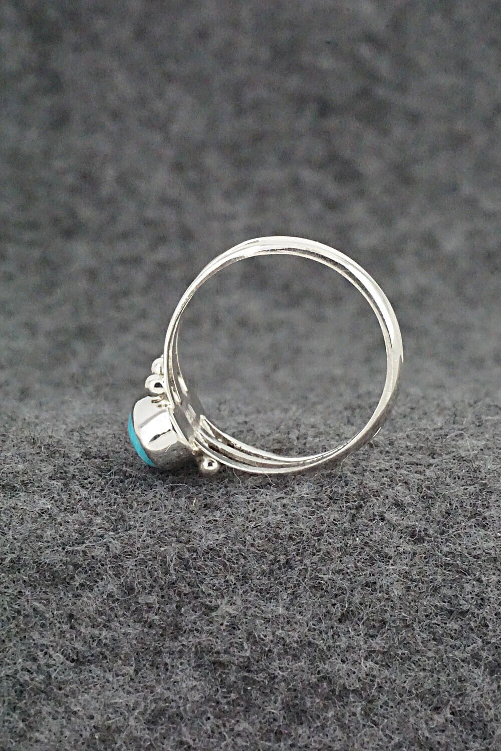 Turquoise & Sterling Silver Ring - Paige Gordon - Size 8
