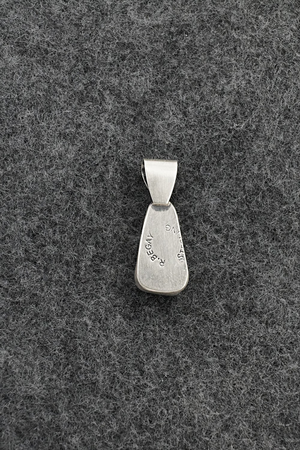 Turquoise & Sterling Silver Pendant - Rena Begay