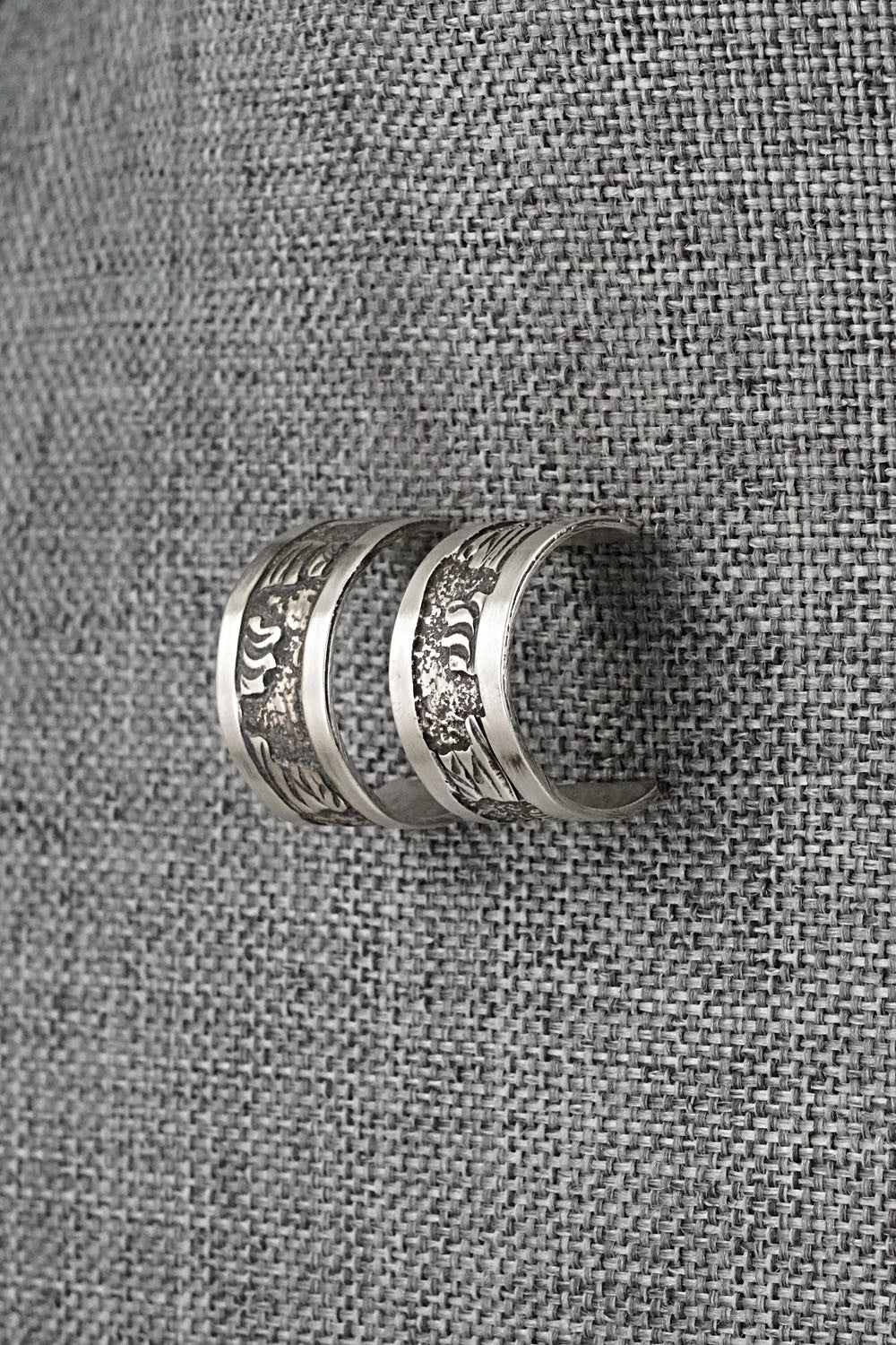Sterling Silver Hoop Earrings - Elaine Becenti