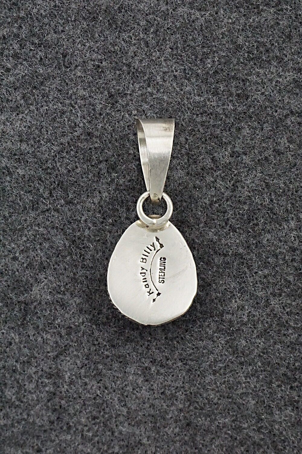 Turquoise & Sterling Silver Pendant - Randy Billy