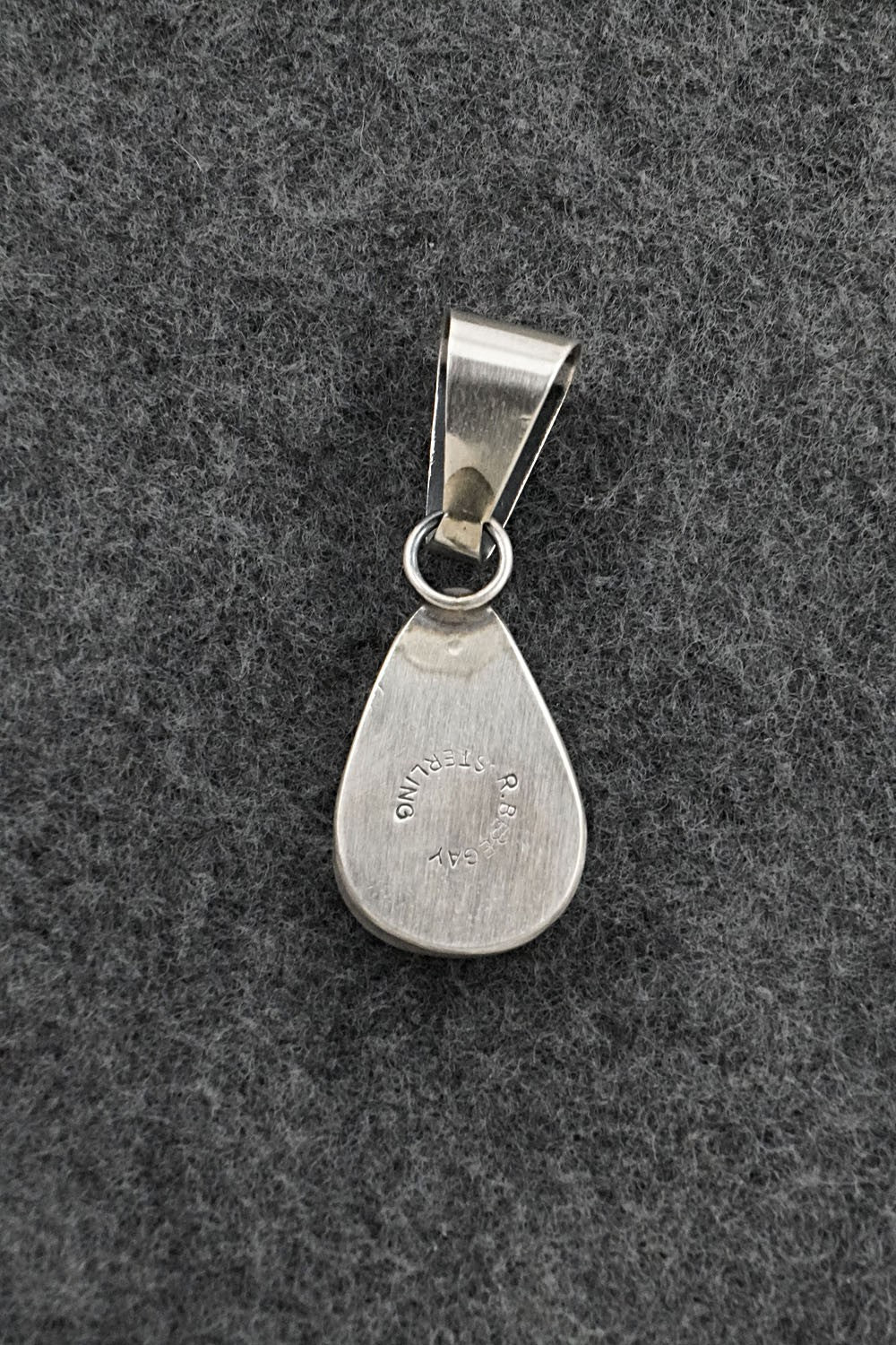 Turquoise & Sterling Silver Pendant - Rena Begay