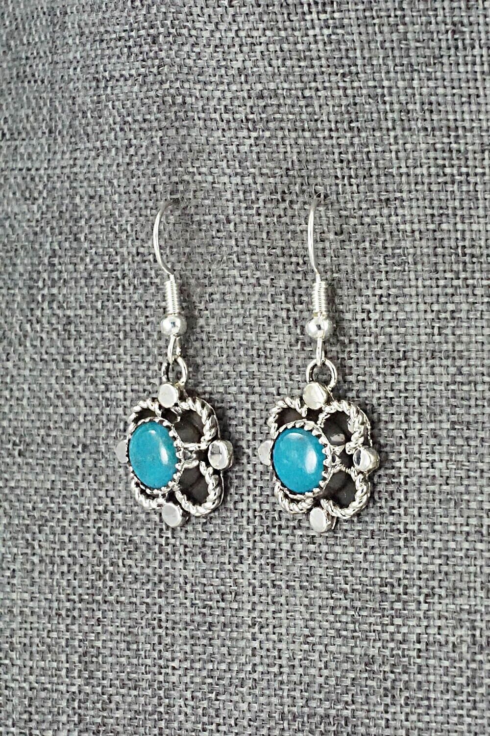 Turquoise & Sterling Silver Earrings - Sandra Parkett