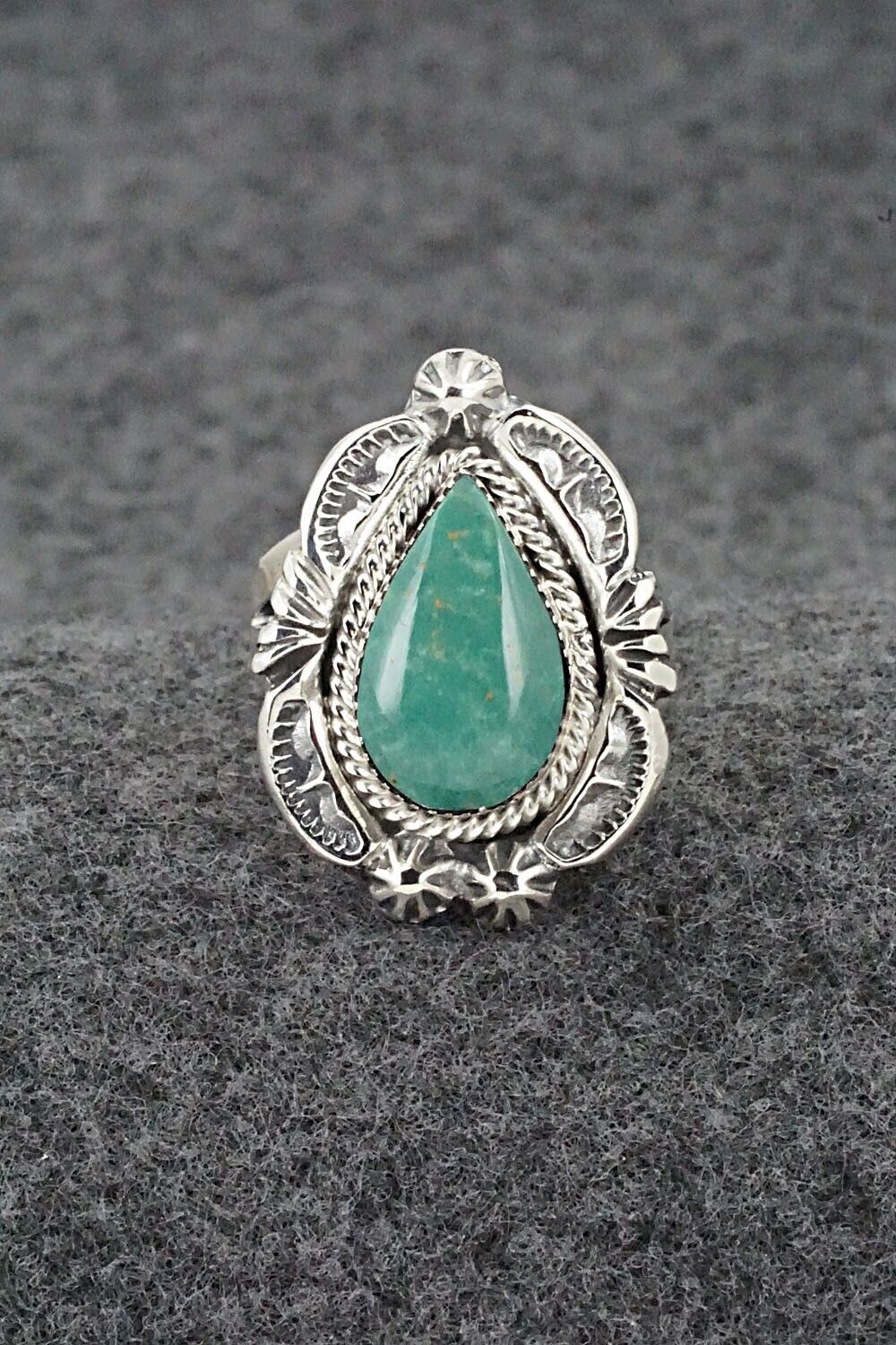 Turquoise & Sterling Silver Ring - Irvin Tsosie - Size 5.25