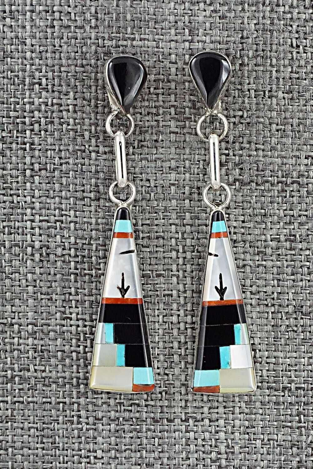 Multi-Stone & Sterling Silver Earrings - Jason Bobelu