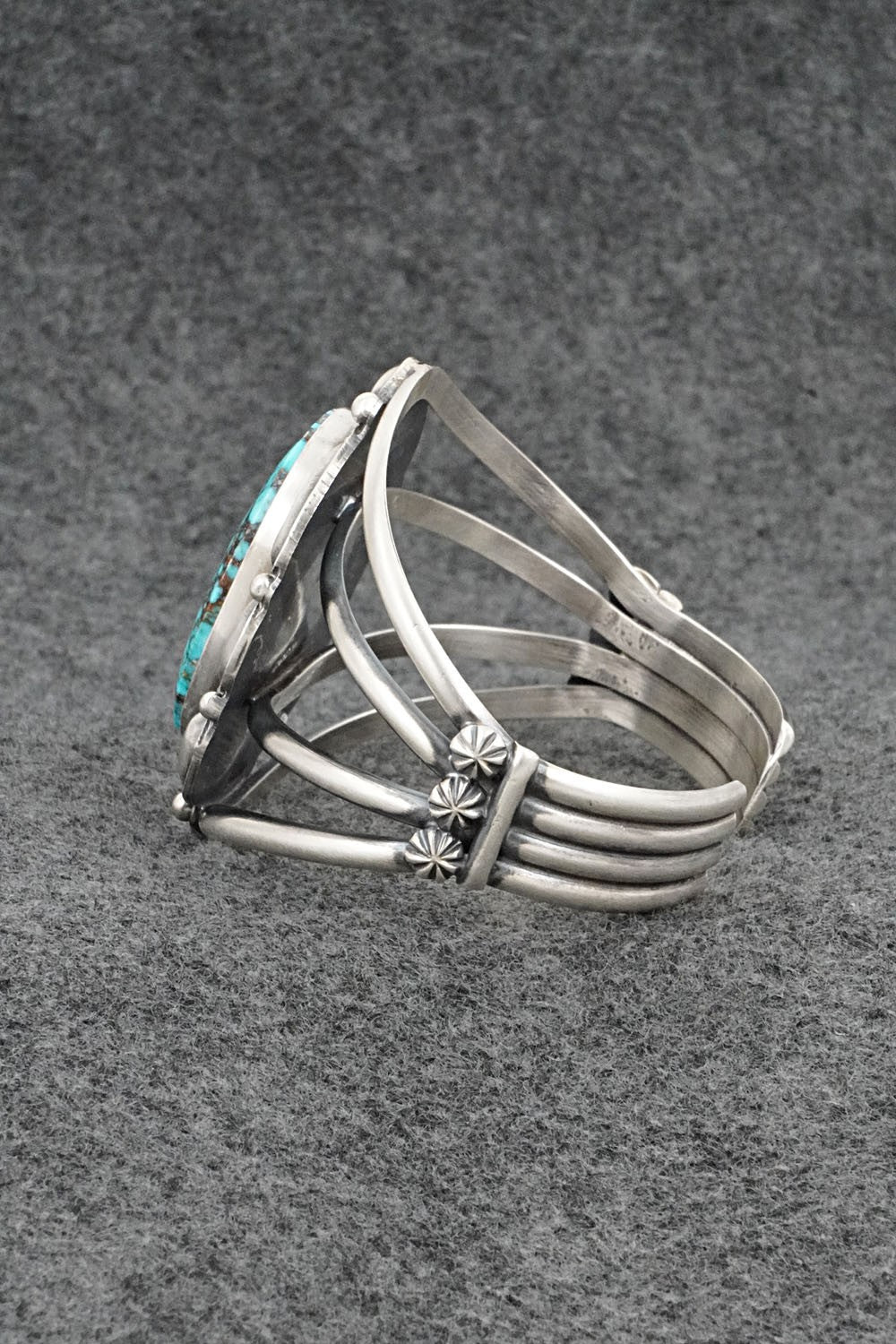 Turquoise & Sterling Silver Bracelet - Raymond Delgarito
