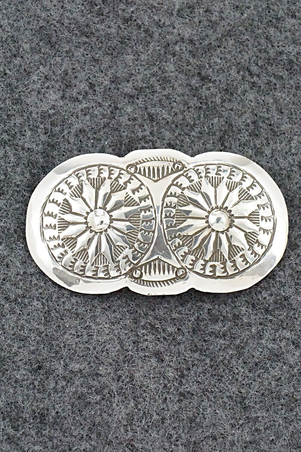 Sterling Silver Hair Barrette - Arlene Soce