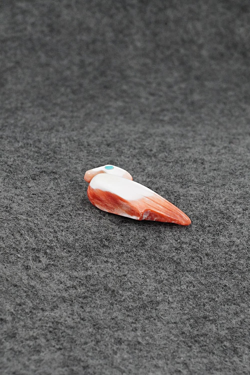 Duck Zuni Fetish Carving - Ronnie Lunasee