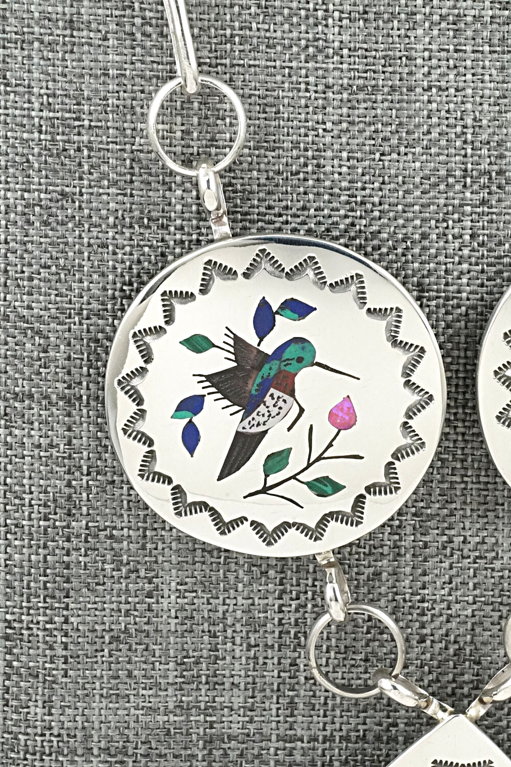 Multi-Stone & Sterling Silver Necklace - Raymond Boyd