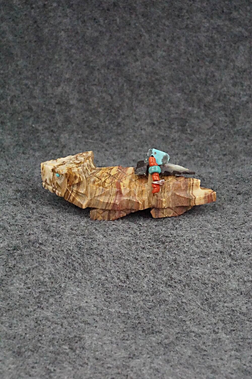 Horned Toad Zuni Fetish Carving - Douglas Martza