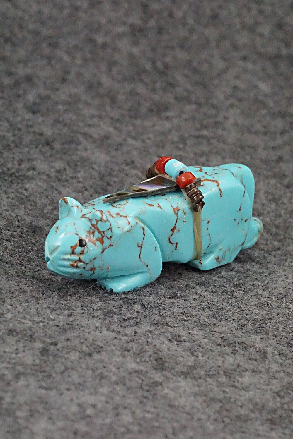 Mountain Lion Zuni Fetish Carving - Alex Tsethlikai
