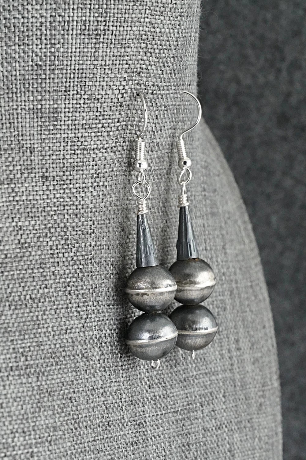 Turquoise & Sterling Silver Squash Blossom Set - Gilbert Martin