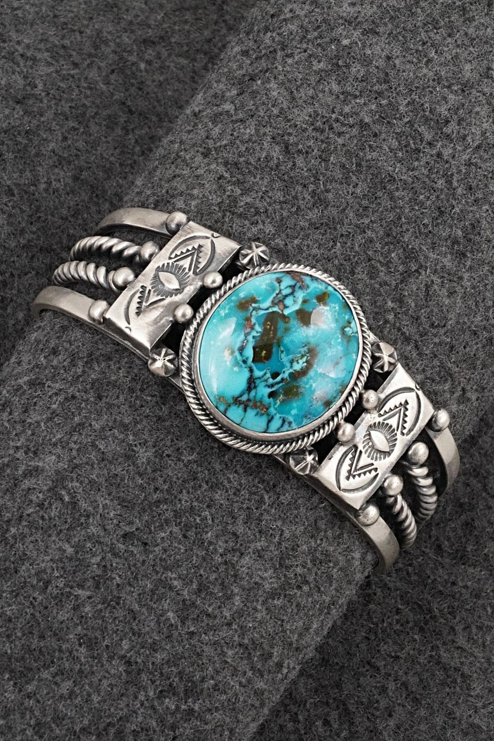 Turquoise & Sterling Silver Bracelet - Daniel Benally
