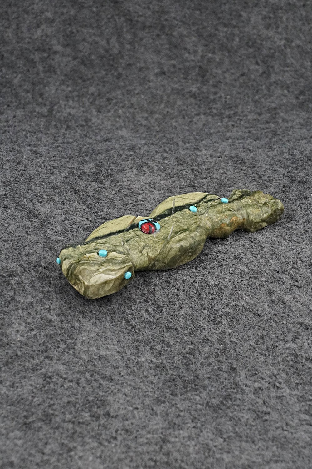 Rattle Snake Zuni Fetish Carving - Dannette Laate