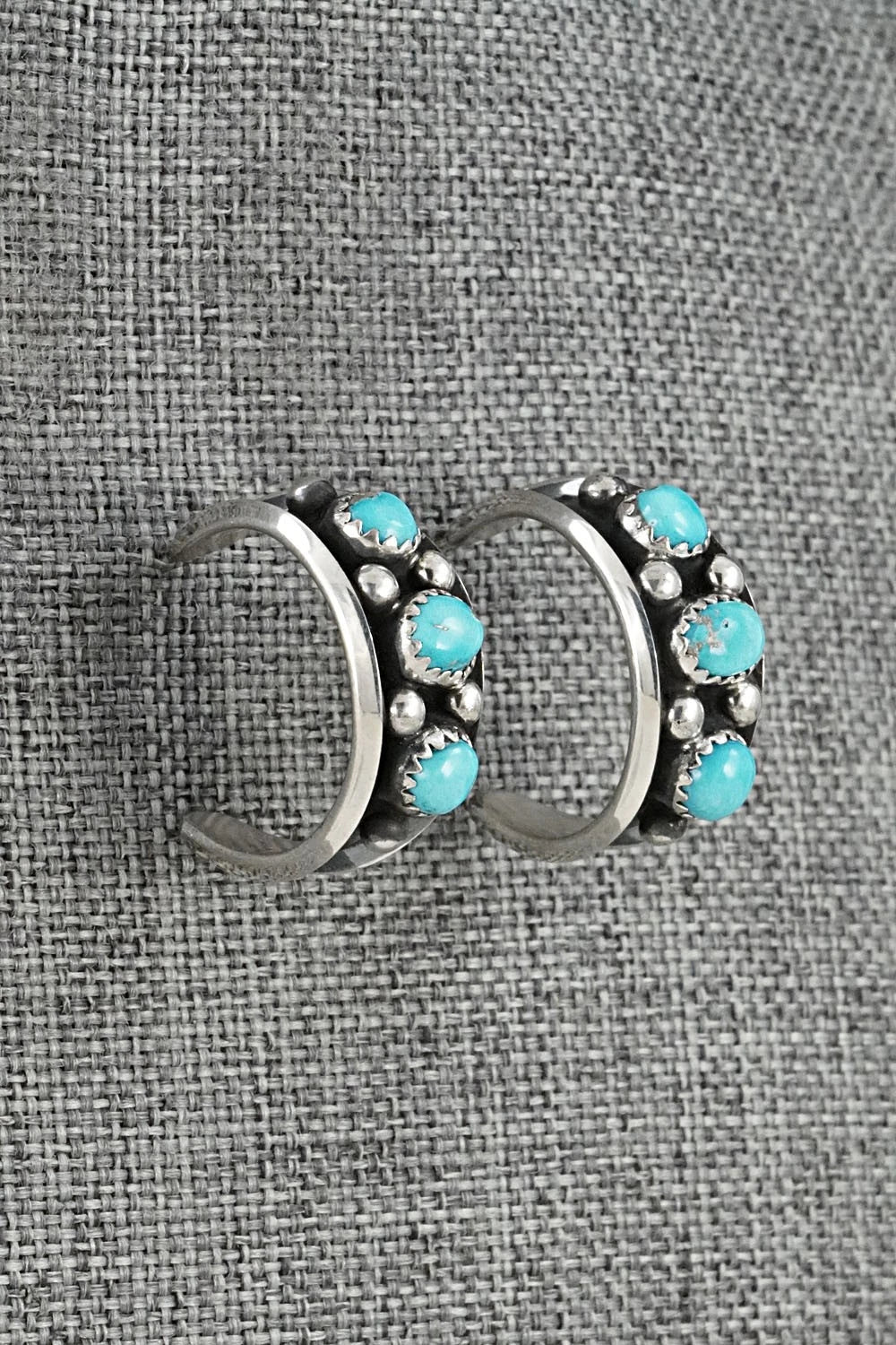 Turquoise & Sterling Silver Earrings - Paul Largo